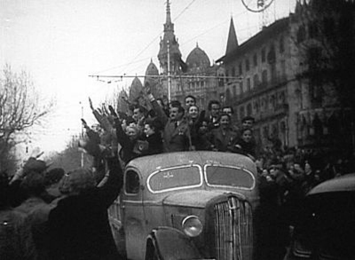 Imatge del film 'I legionari italiani in Catalogna'.