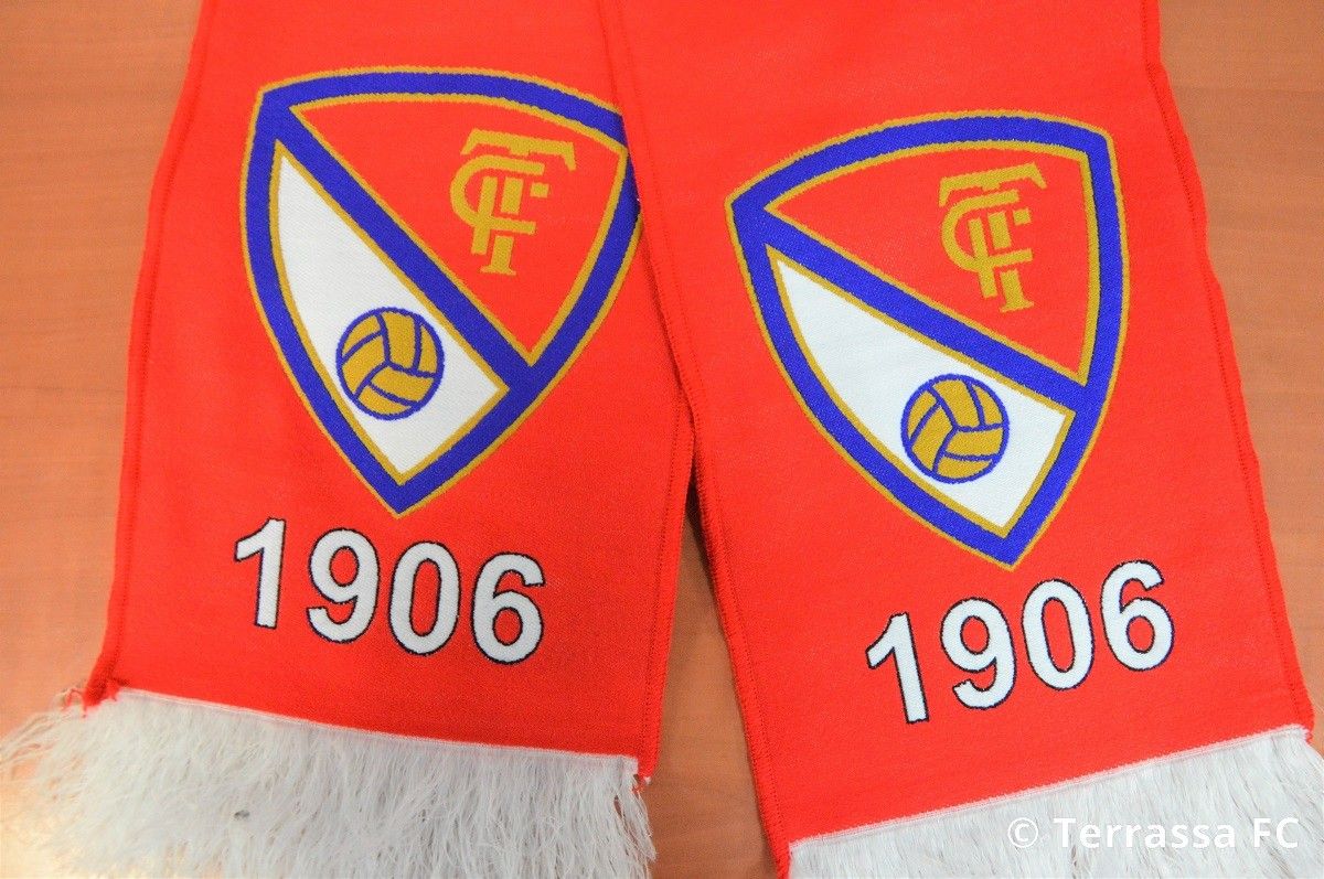 Nova bufanda del Terrassa FC.