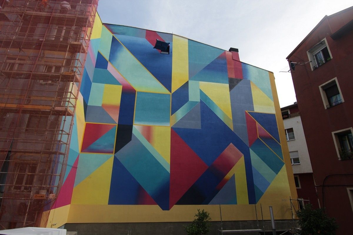 El mural d'Anna Taratiel a Bilbao la Vieja.
