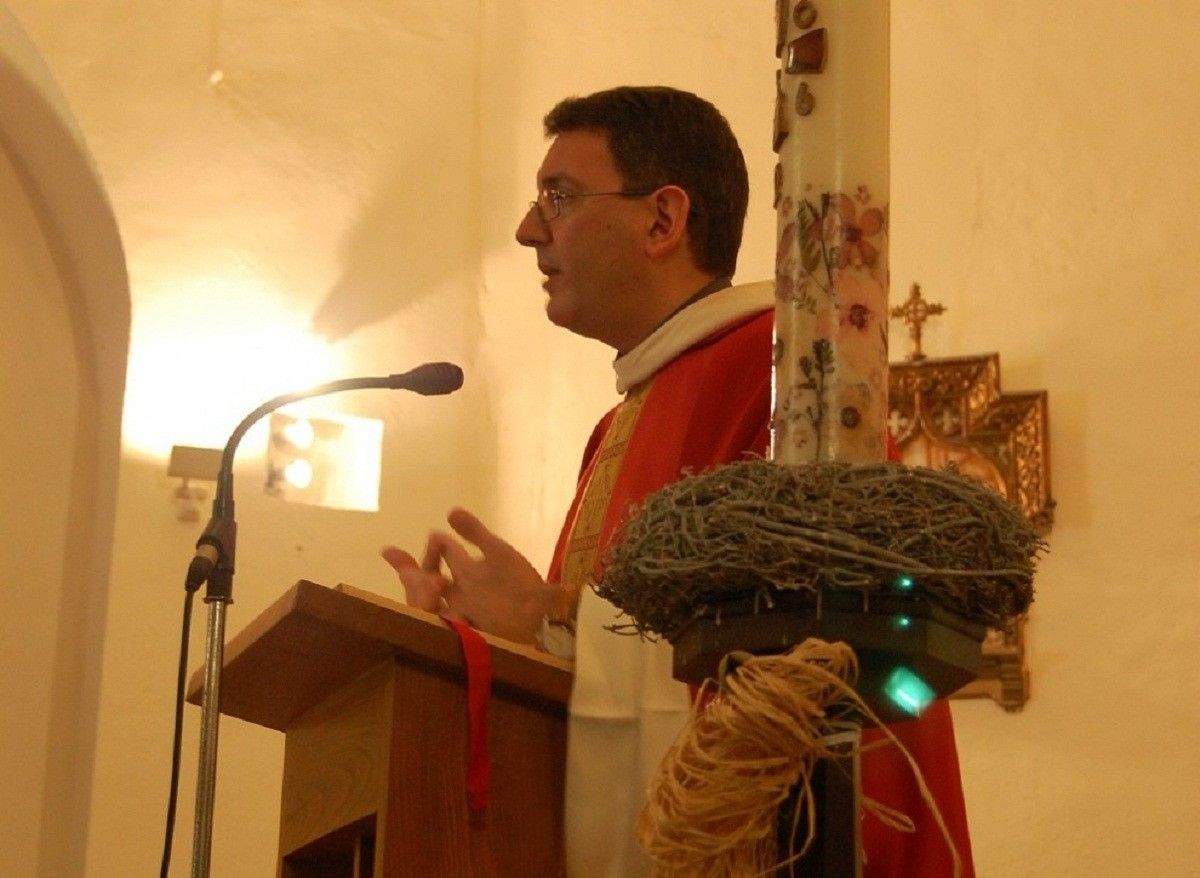 El rector de Matadepera, David Abadías, encara el seu darrer mes al capdavant de la Parròquia de Sant Joan.