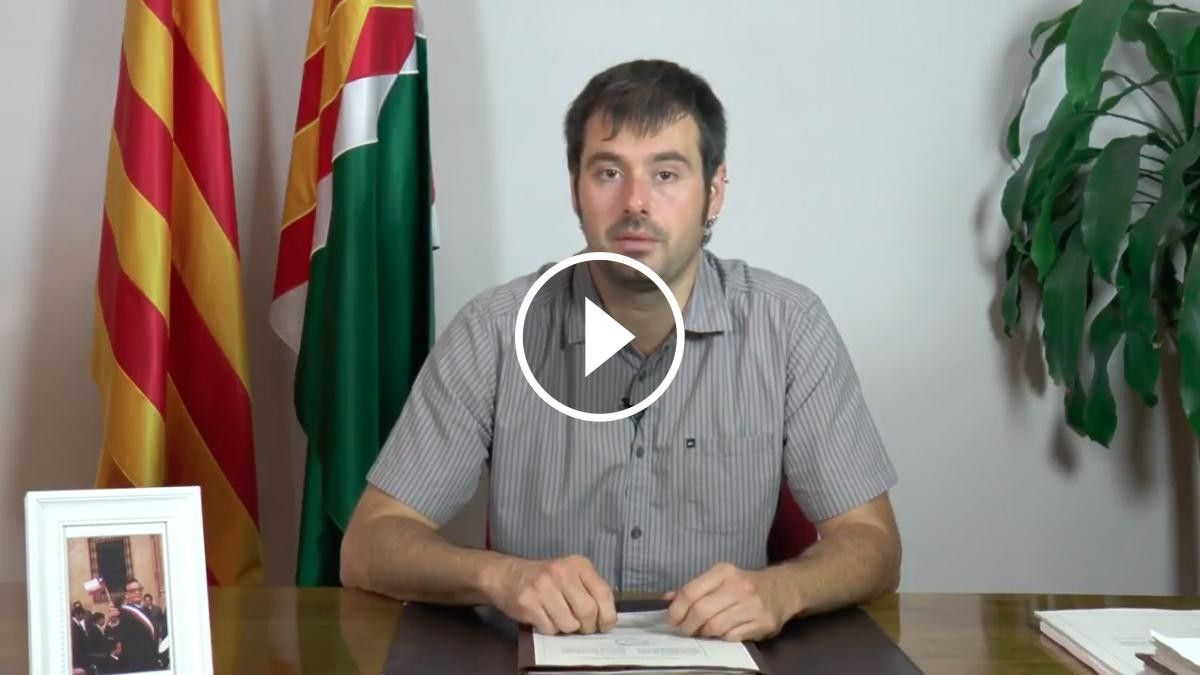 Carles Escolà, alcalde de Cerdanyola, en el vídeo institucional