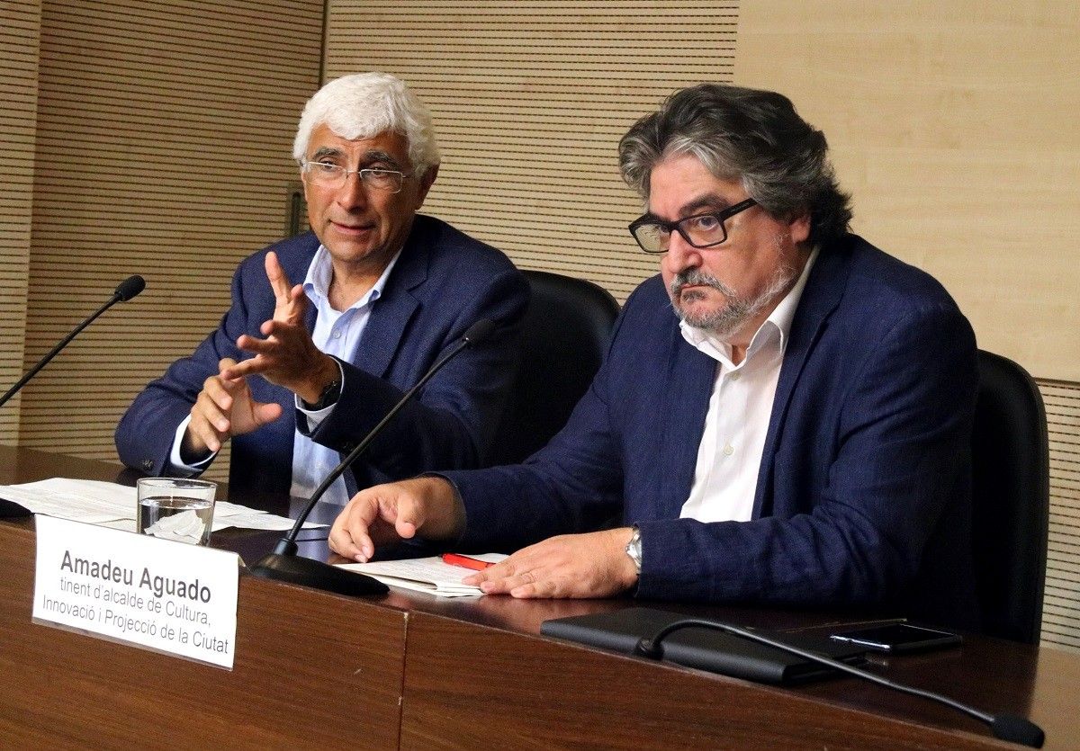 Manel Balcells, del Consorci Sanitari de Terrassa (CST), i Amadeu Aguado.