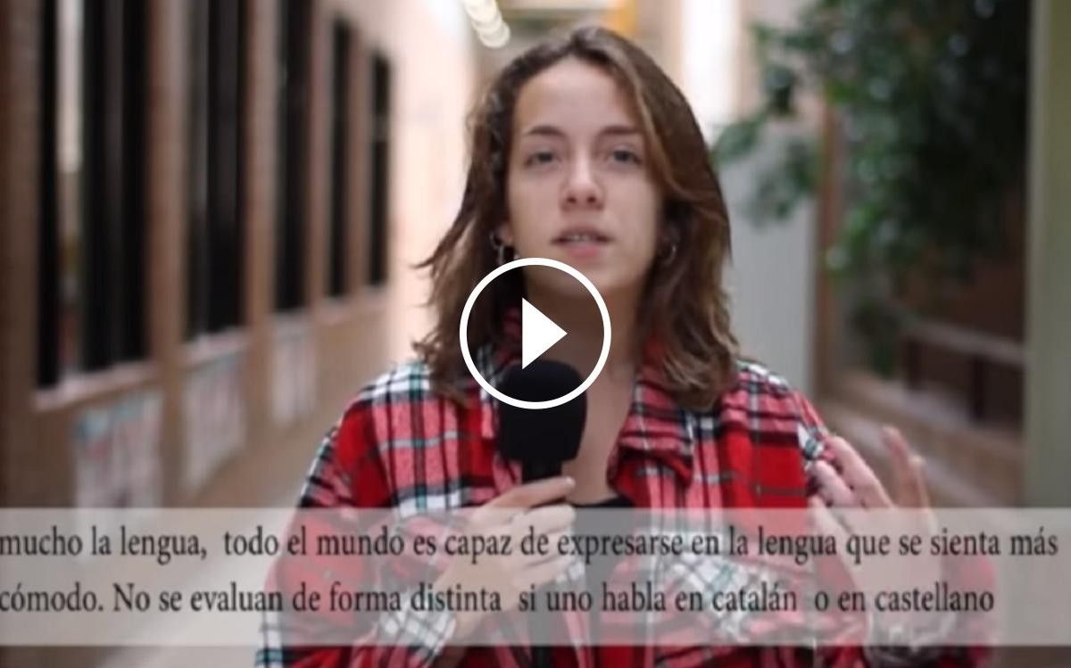 Vídeo d'estudiants de la UAB defensant la pluralitat lingüística i ideològica a la UAB.