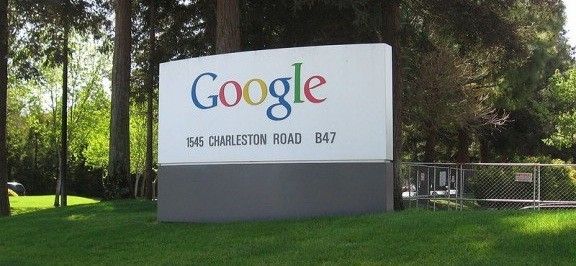 Senyal de les instal·lacions centrals de Google