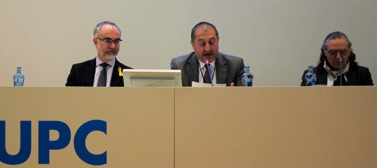 El rector de la UPC, Francesc Torres, en la seva presentació pública