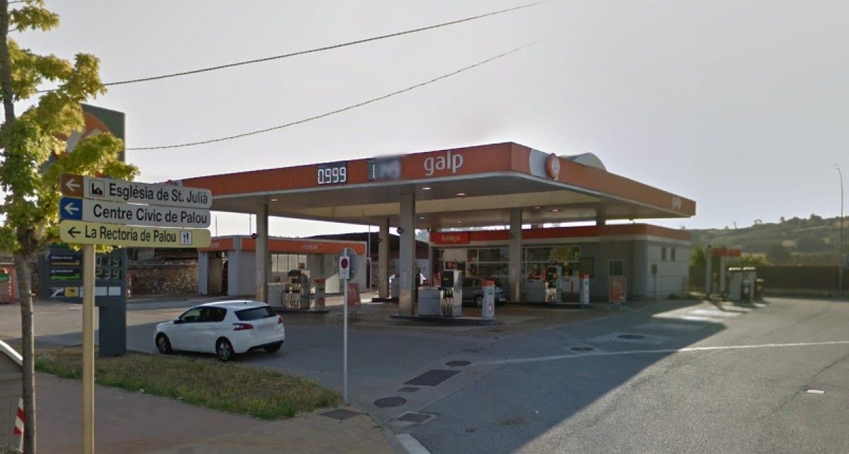 La benzinera de Granollers que va ser atracada pel detingut