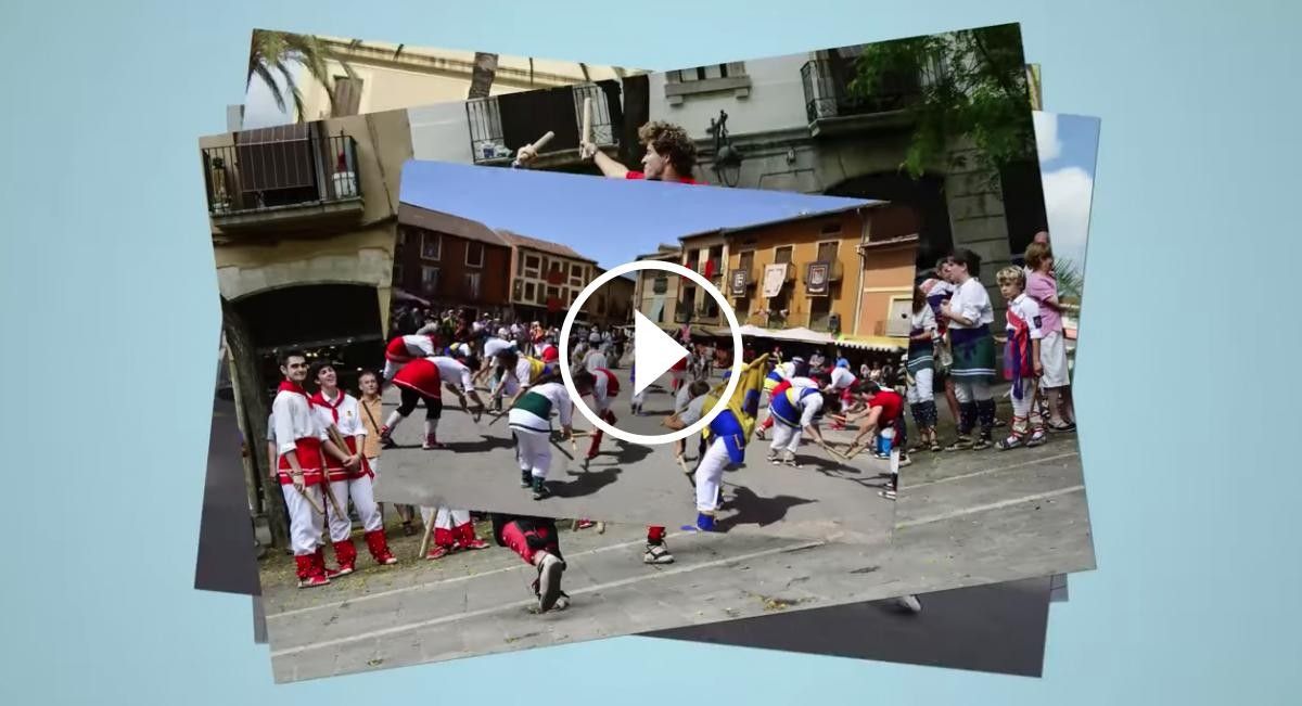 Imatges dels balls de bastons a diferents indrets de Catalunya