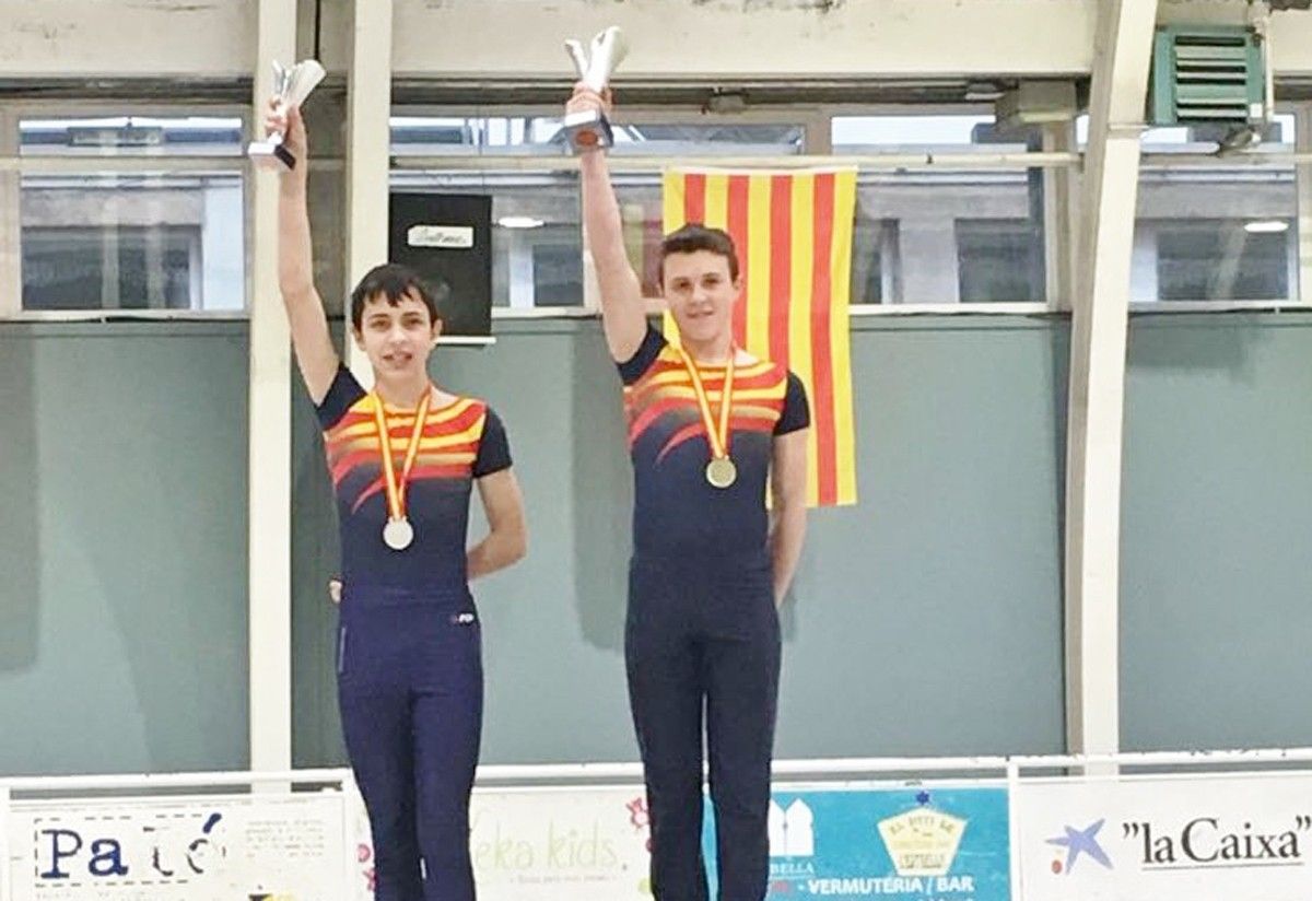 Aleix Bou al pòdium del Campionat d'Espanya 