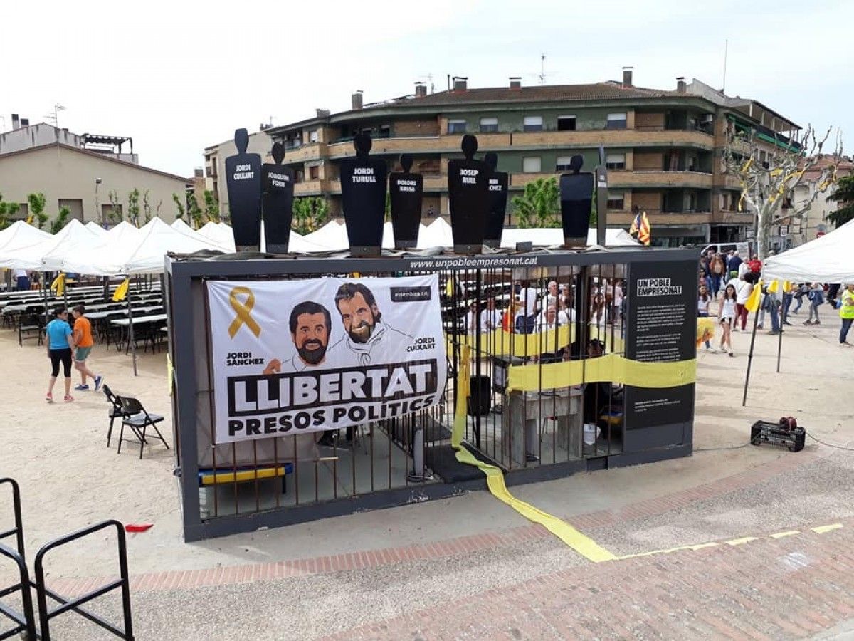 Cel·la dels presos polítics que es posarà al Parc dels Catalans 