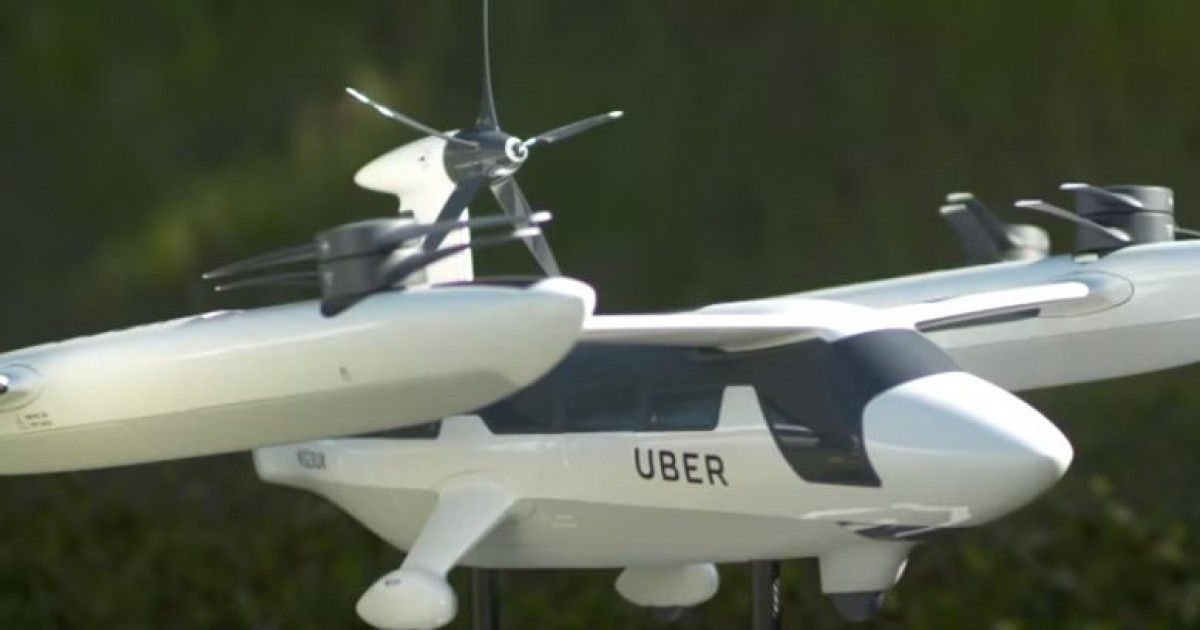 El prototipus de taxi aeri d'Uber