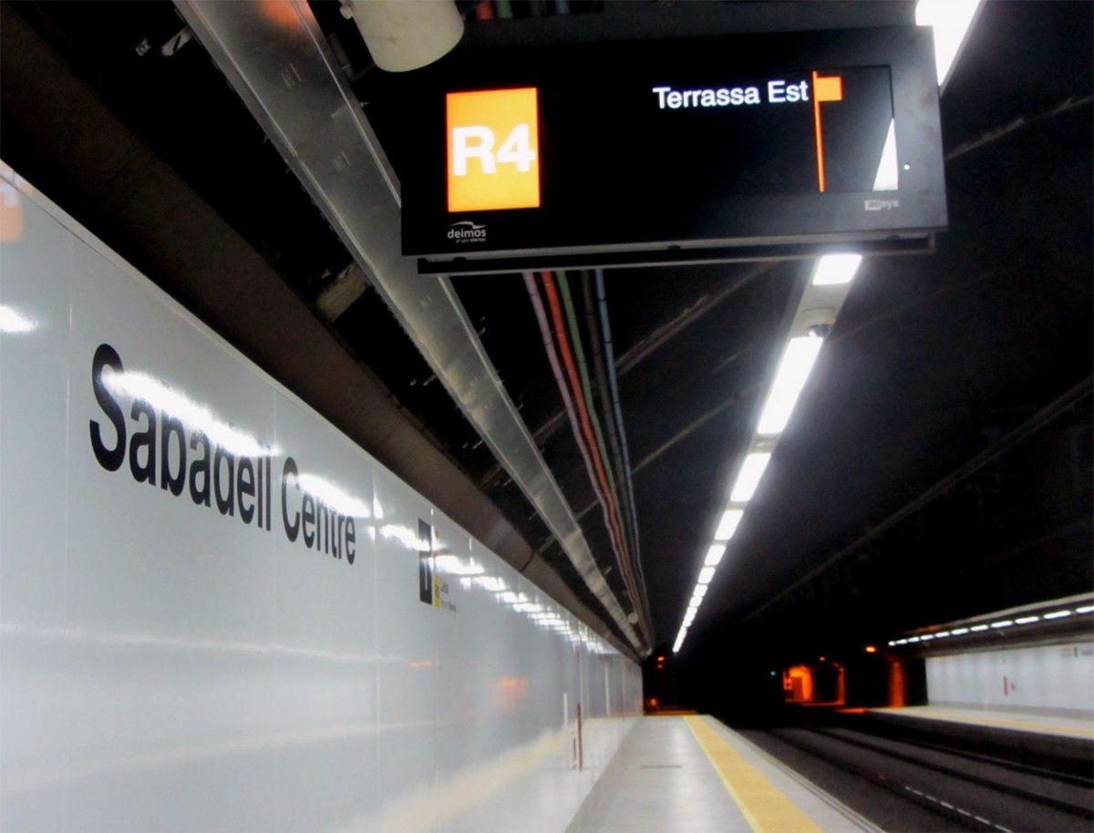 Els trens enllaçarien Sabadell Centre amb l'Aeroport del Prat