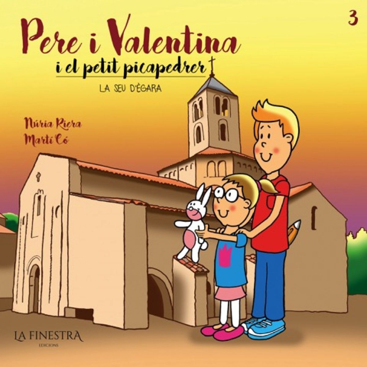 Portada del tercer volum dels contes Pere i Valentina 