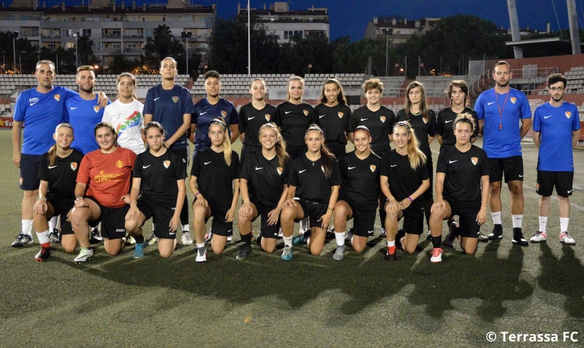 Equip de futbol femení del Terrassa FC de la temporada 18/19