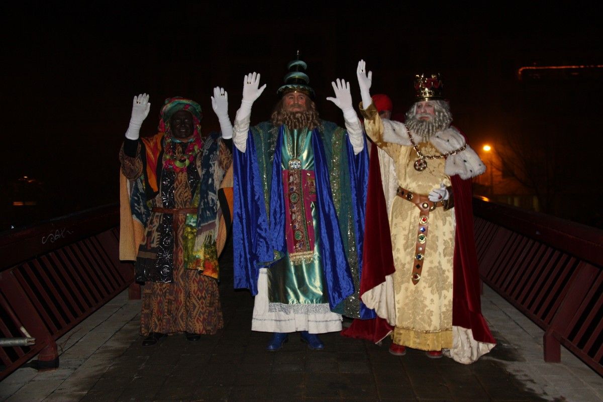 El rei Melcior, a la cavalcada de Terrassa del 2013. 