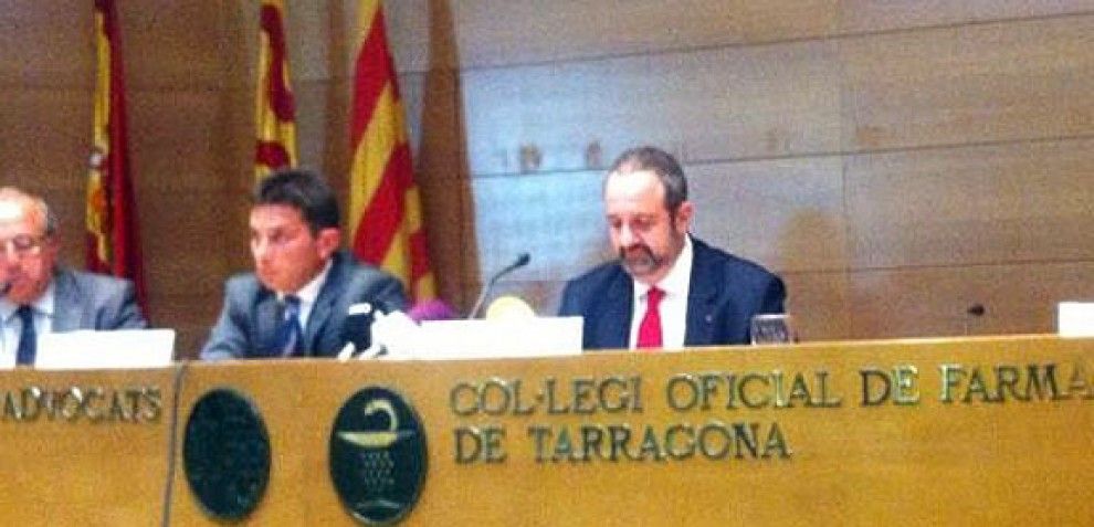 Abel Pié durant l'anunci del seu nomenament a Tarragona.