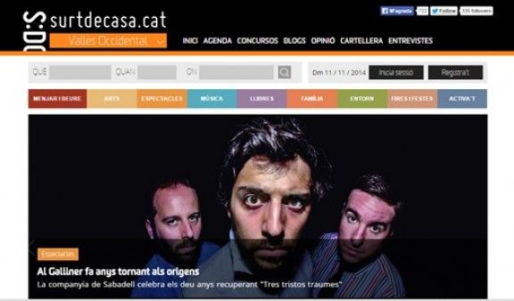Captura de la portada del web Surtdecasa al Vallès Occidental