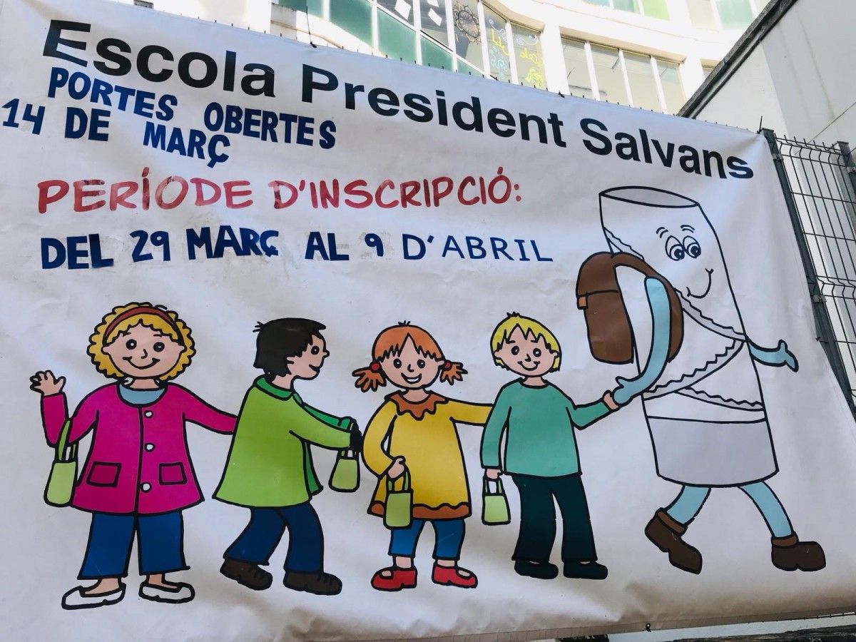 L'Escola President Salvans es troba al barri de Can Palet de Terrassa. 