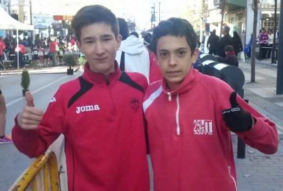 Els dos atletes egarencs a Guadix 