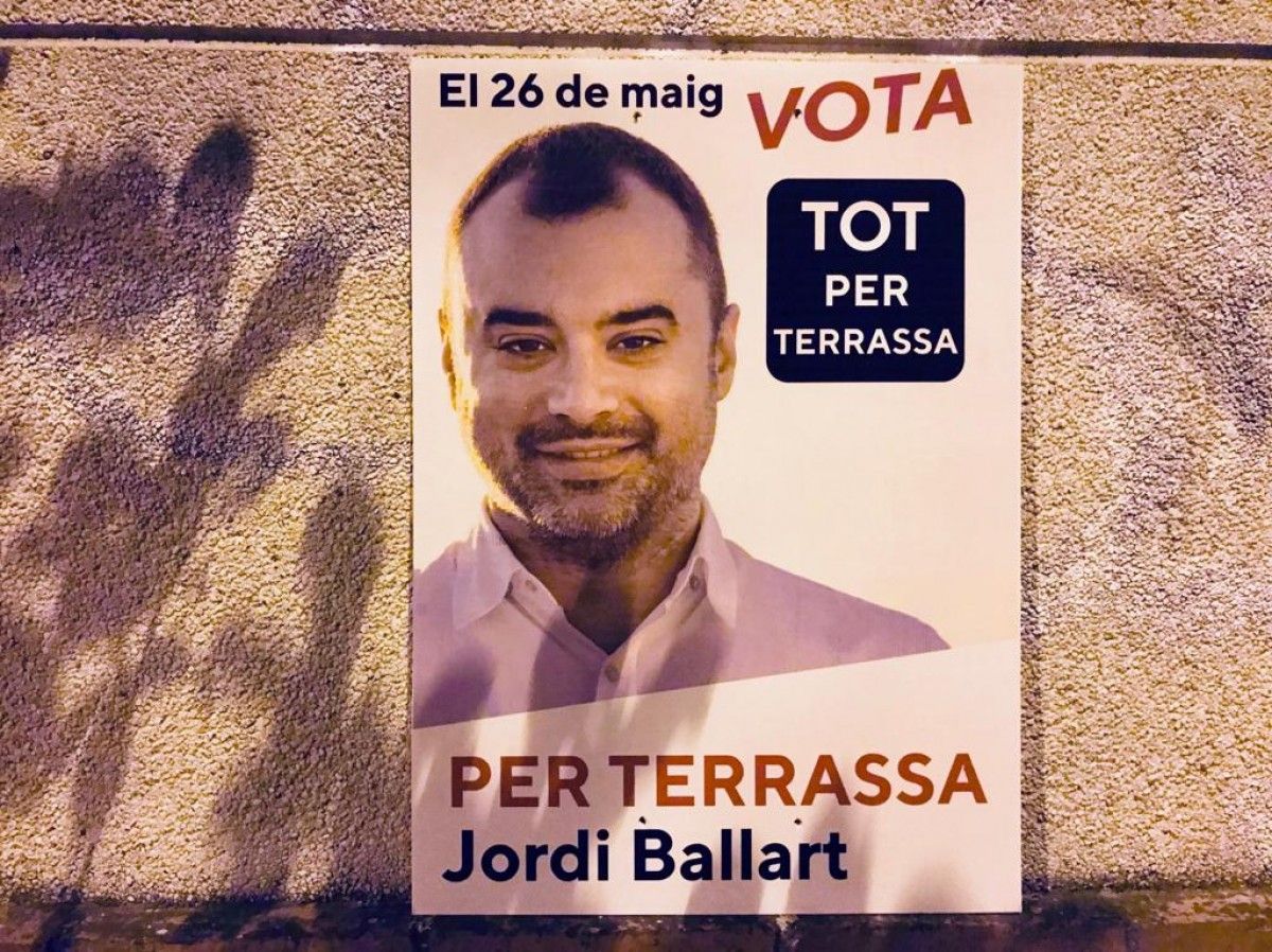 Cartell electoral de Jordi Ballart. 