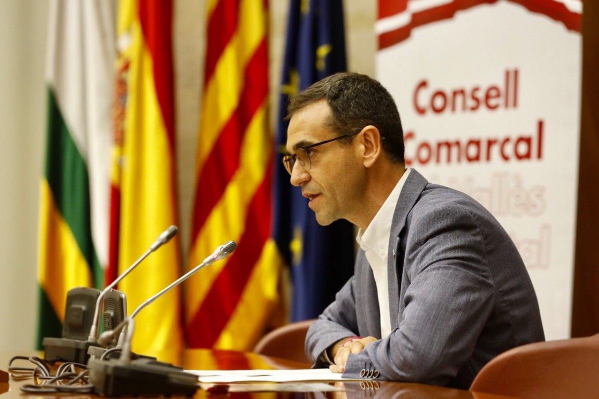 El president del Consell Comarcal del Vallès, Ignasi Giménez
