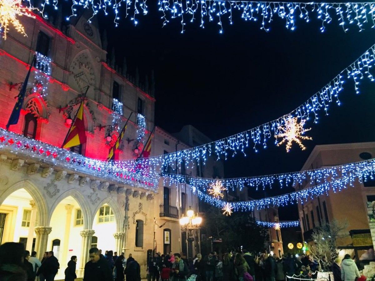 Llums de Nadal al Raval de Montserrat 2018. 
