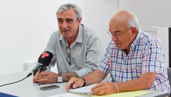 Alfredo Vega i Ramon Tejedor, a l'acte de presentació 