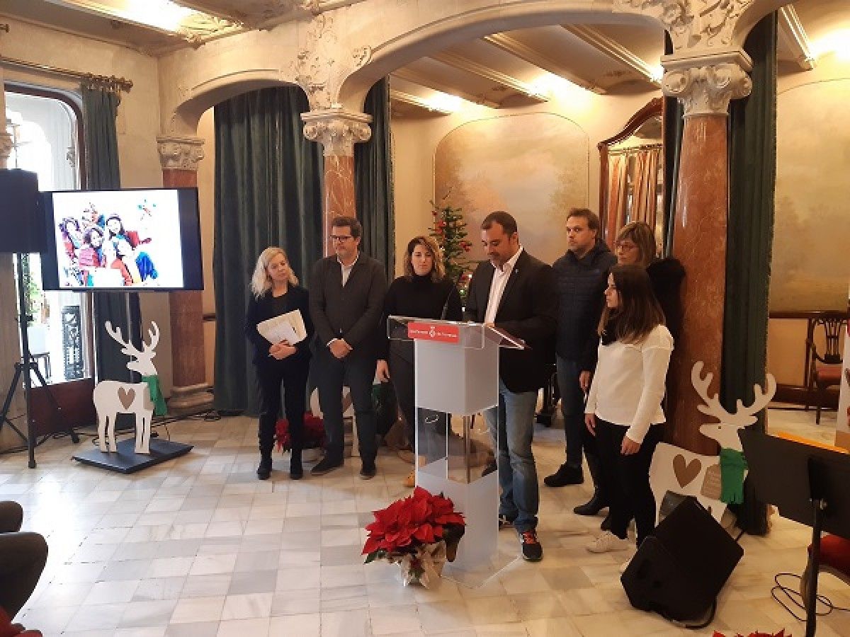 La presentació del Nadal 2019 a Terrassa ha estat encapçalada per Jordi Ballart, Rosa Boladeras i Isaac Albert.