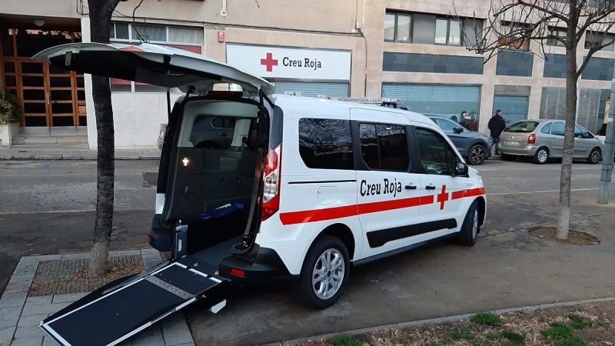 El nou vehicle de la Creu Roja de Terrassa.