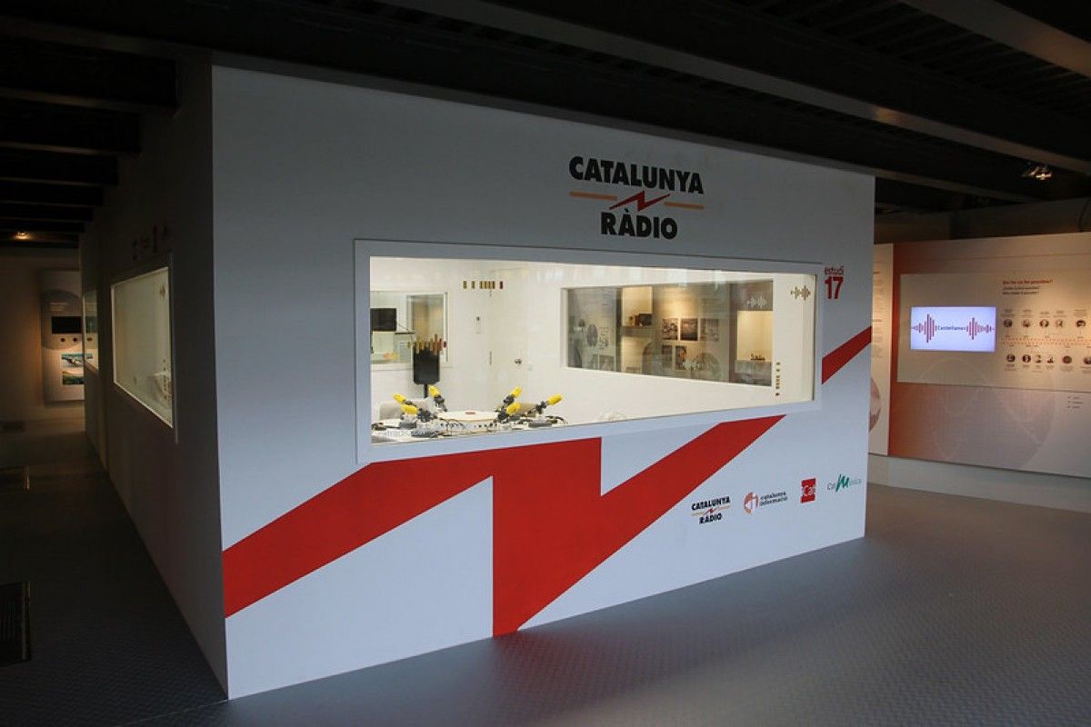 L'estudi 17 de Catalunya Ràdio al mNACTEC de Terrassa.