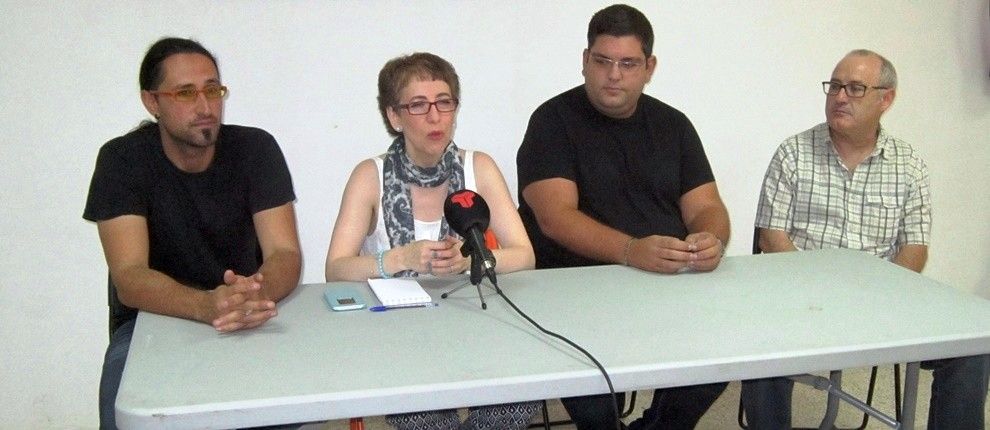 Aníbal Garzón, Mari Luz García, Toni Giménez i Emiliano Martínez 