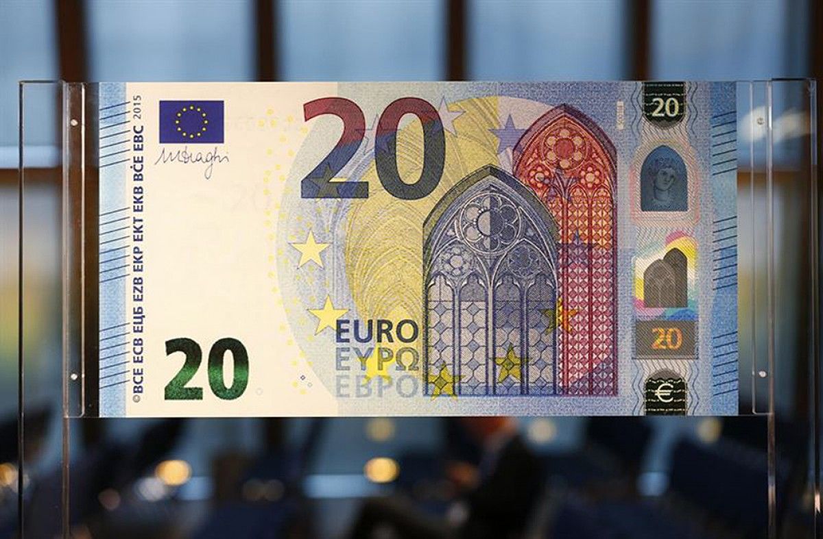 El nou bitllet de 20 euros