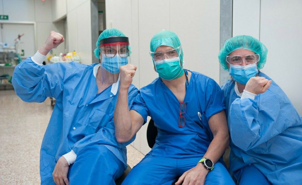 L'hospital ha celebrat la diada malgrat l'emergència sanitaria.