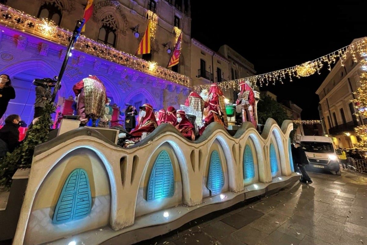 Arribada dels Reis d'Orient a Terrassa el passat Nadal