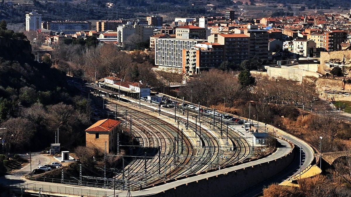 L'estació de Rodalies de Manresa