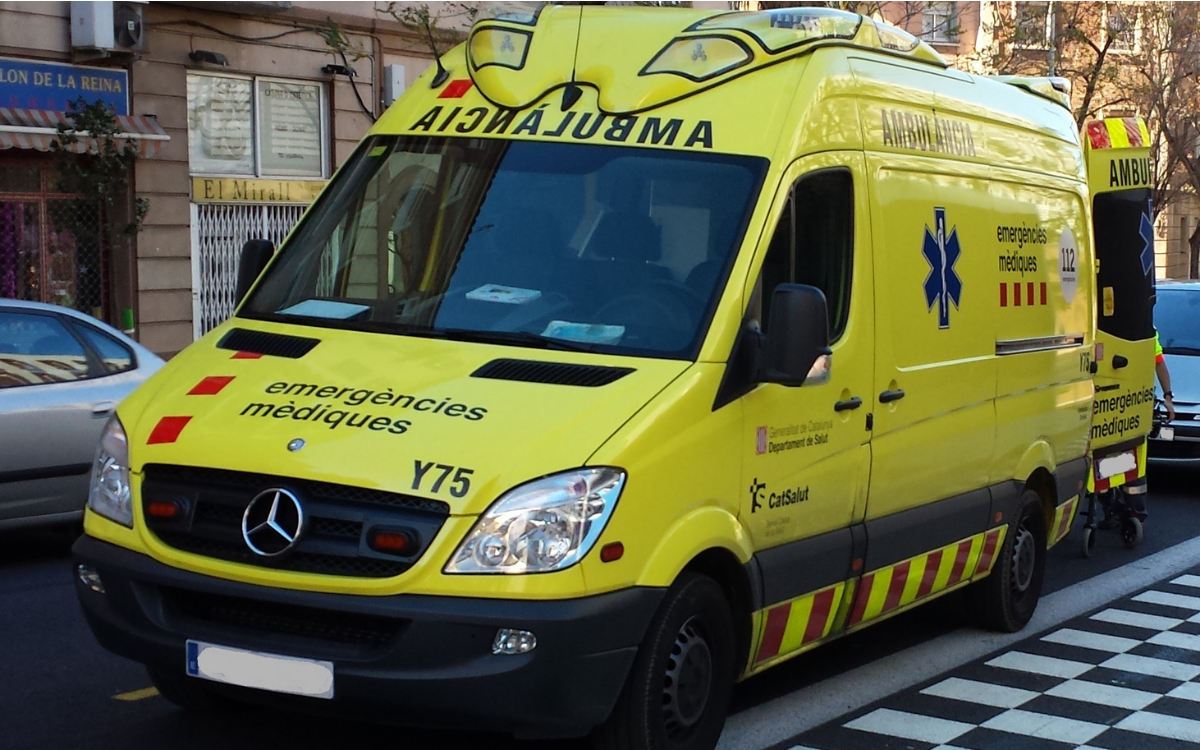 Una ambulància del SEM