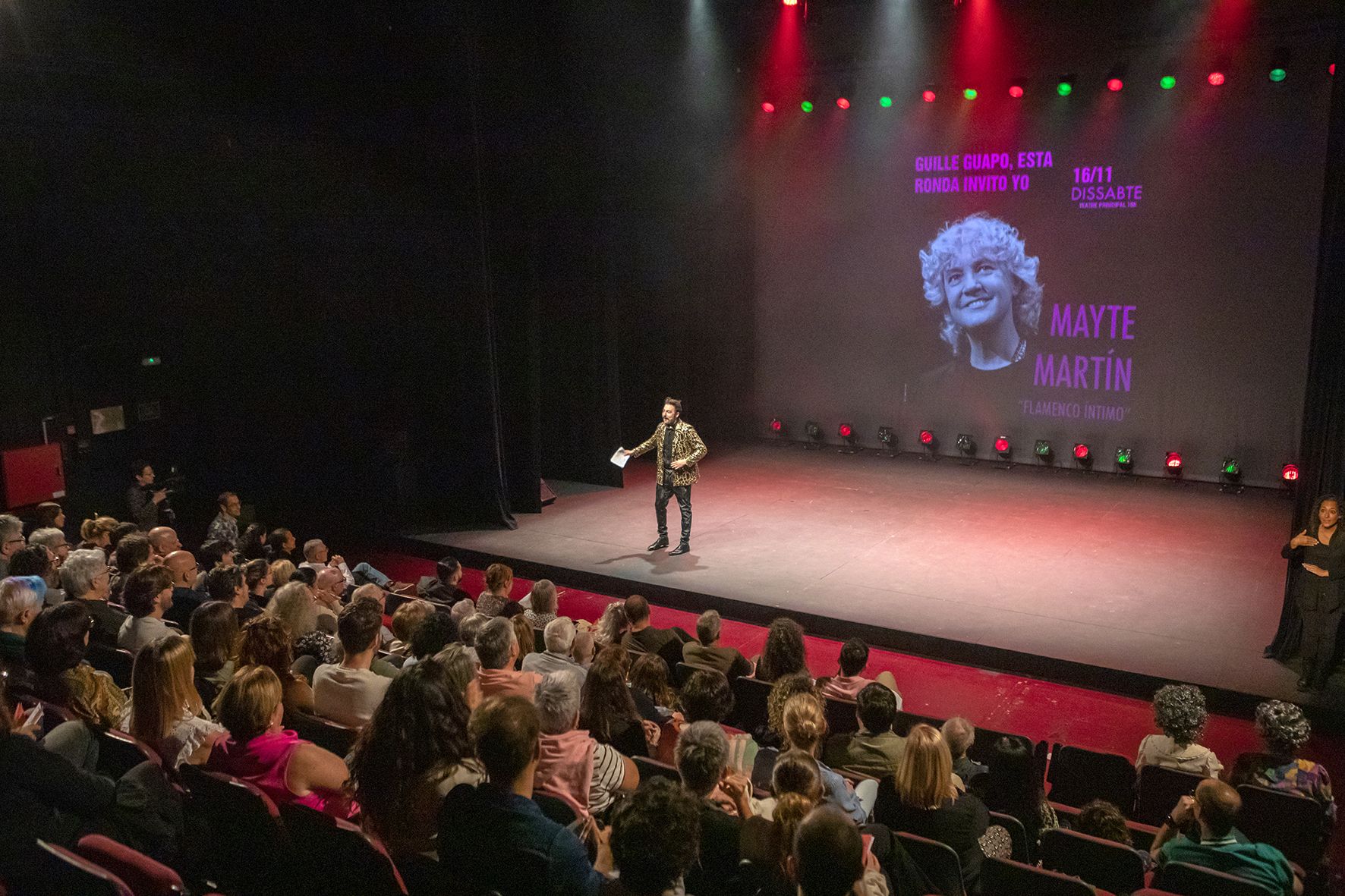 Acte de presentació de la tempoerada cultural de Terrassa. 