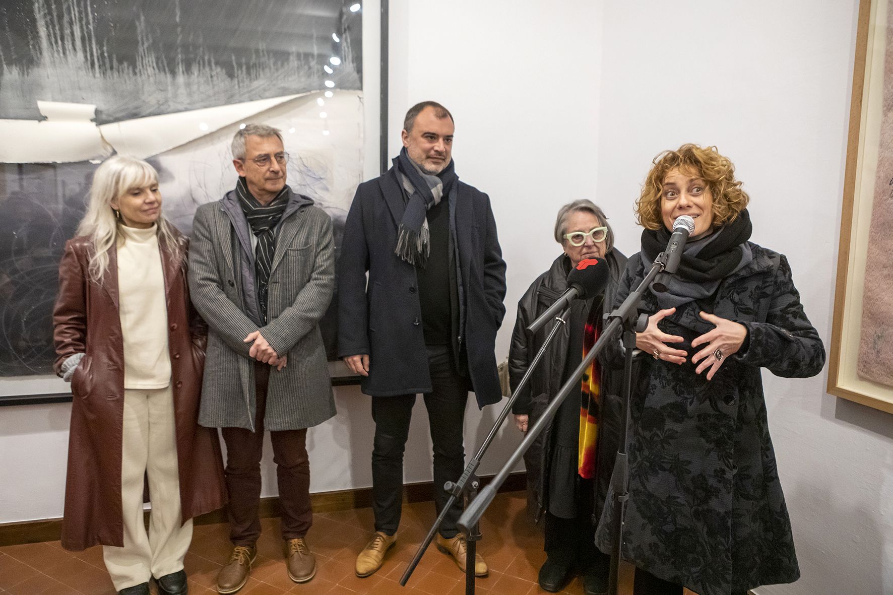 L’acte de donació ha tingut lloc a la Casa Alegre de Sagrera i ha comptat amb la participació de la directora del Museu de Terrassa, Gemma Ramos, l’alcalde de Terrassa, Jordi Ballart.