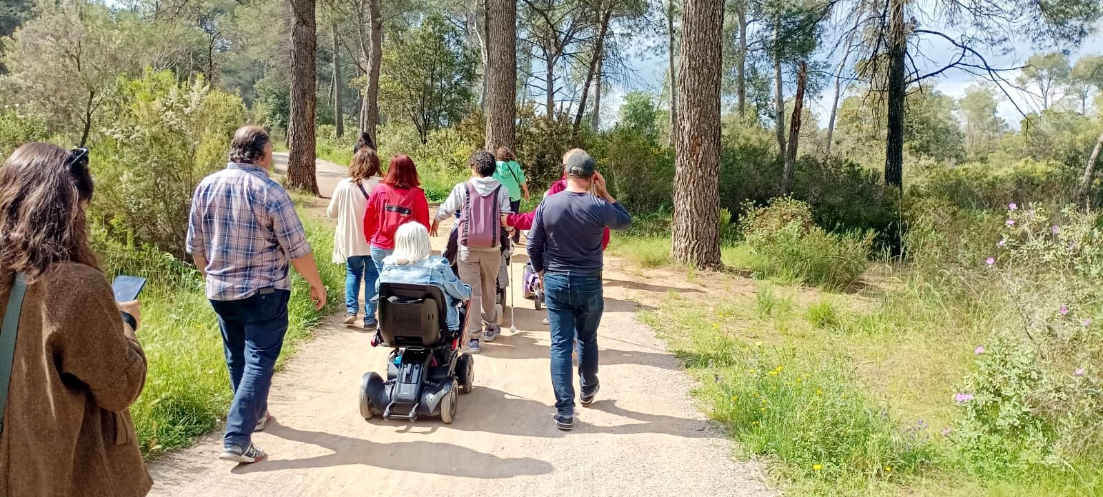 L'Anella Verda de Terrassa ha incorporat cinc nous itineraris accessibles per a usuaris de cadires de rodes. 