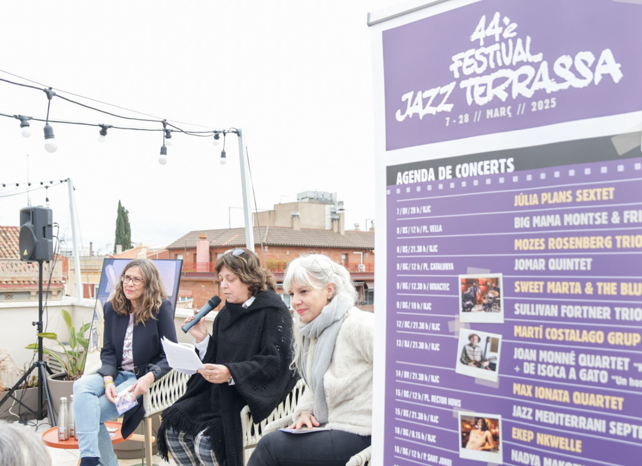 Presentació del Cartell de Jazz a Terrassa aquest 2025