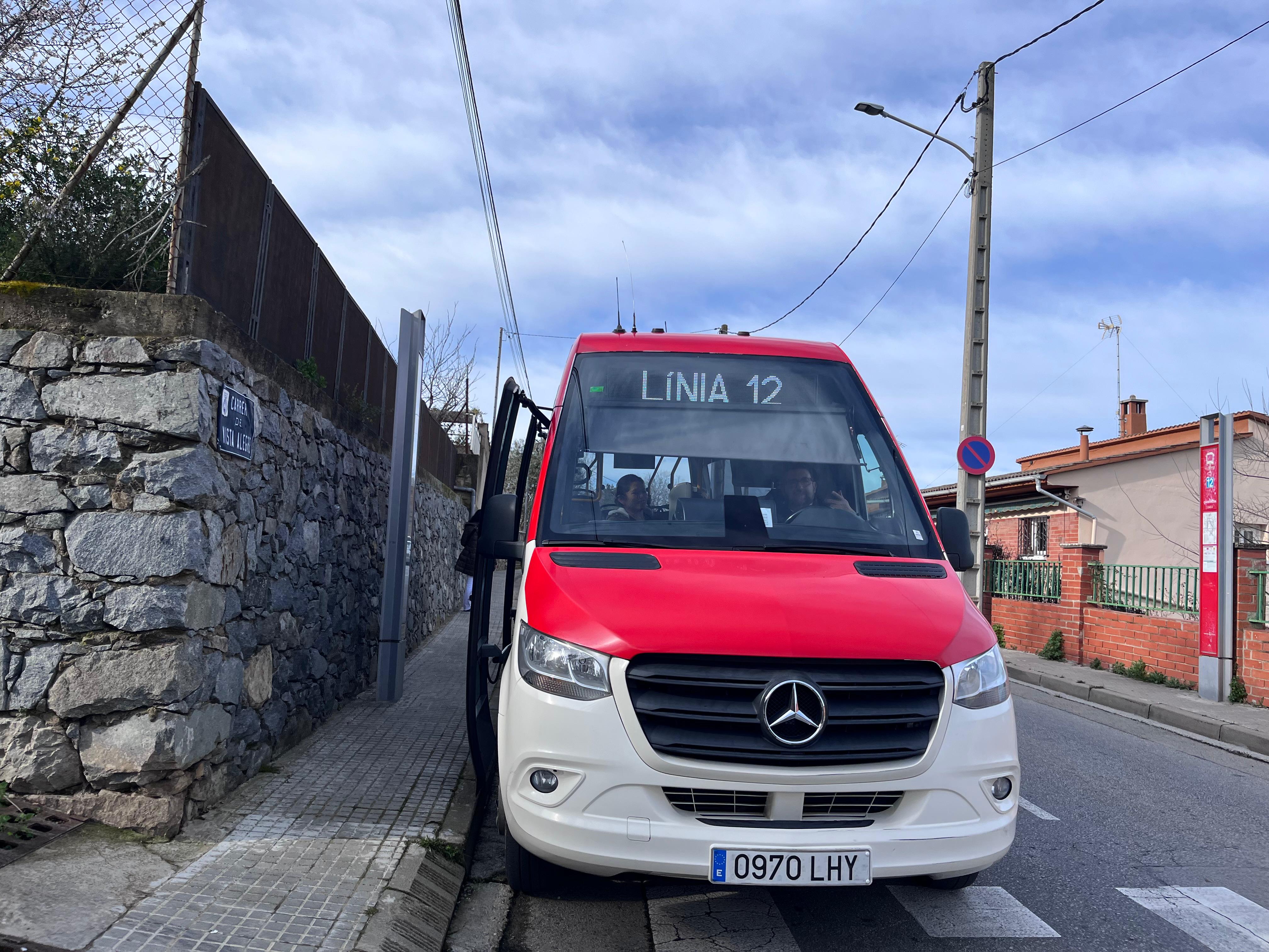 Autobús de la línia L12 de Terrassa