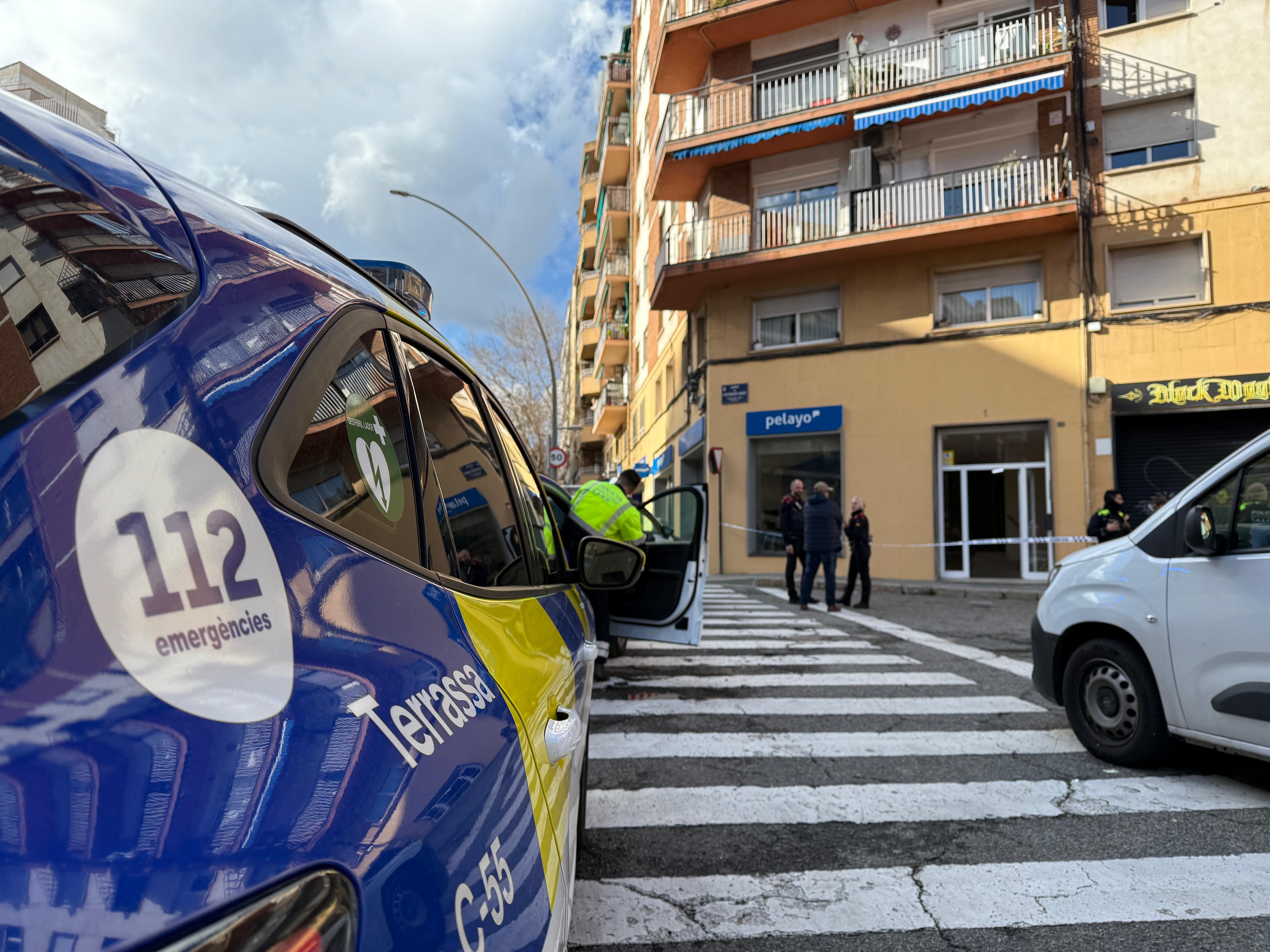 Dispositiu policial en el tiroteig de Terrassa.