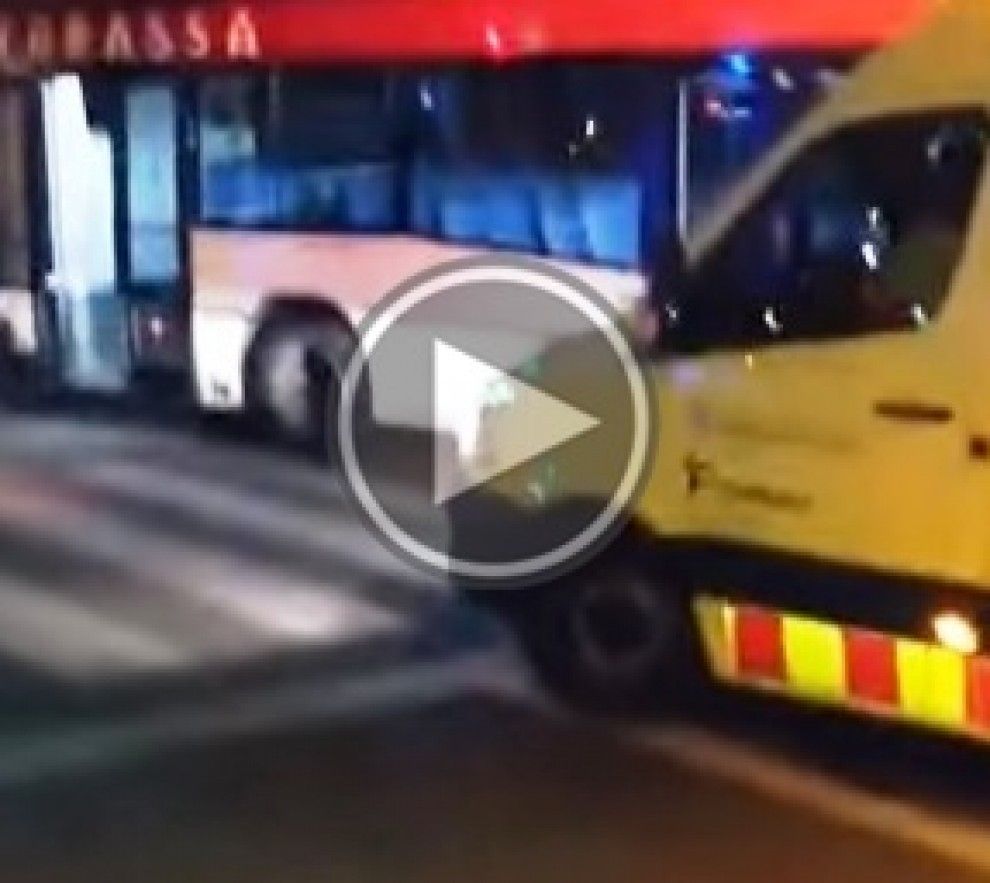 Accident d'un autobús a Terrassa