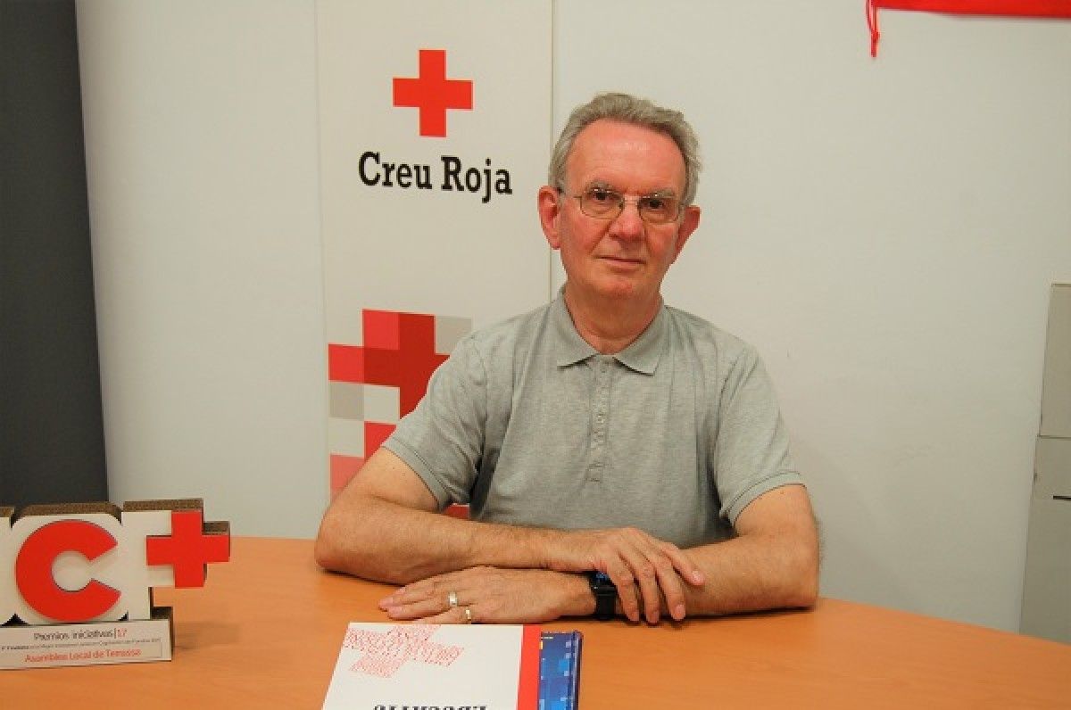 Marià Gallego és president de la Creu Roja de Terrassa.