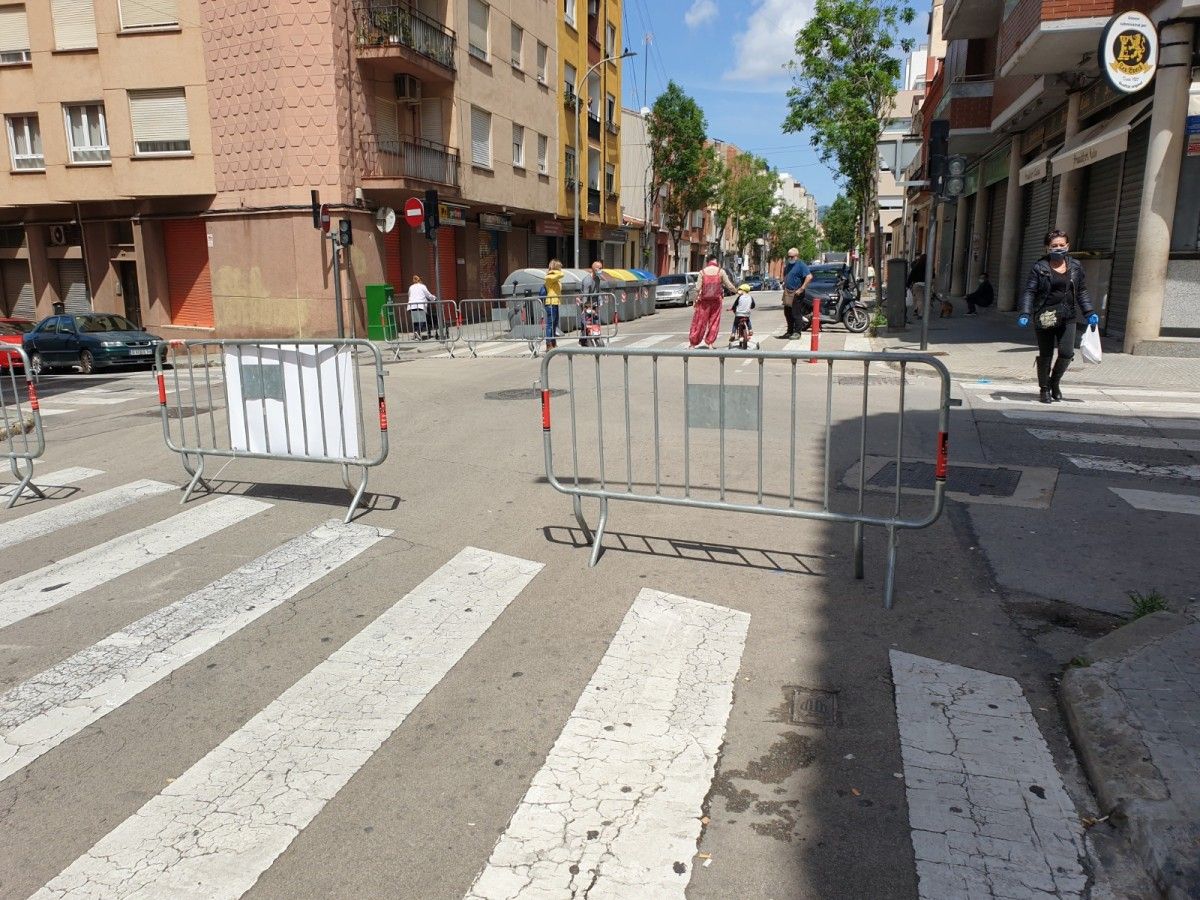 L'Ajuntament de Terrassa va aplicar la mesura en quatre carrers per primer cop el cap de setmana passat.