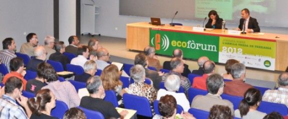 Jordi Ballart i Eva Herrero van ser a la presentació de l'Ecofòrum