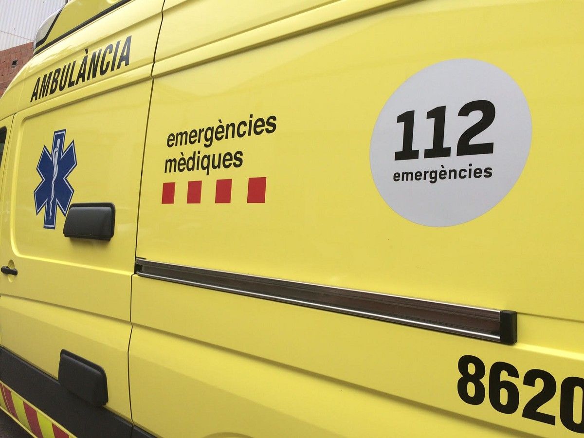 Una ambulància va traslladar les ferides a l'Hospital de Terrassa.