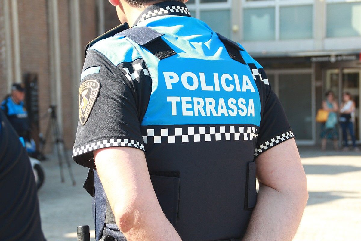 Un Policia Municipal de Terrassa