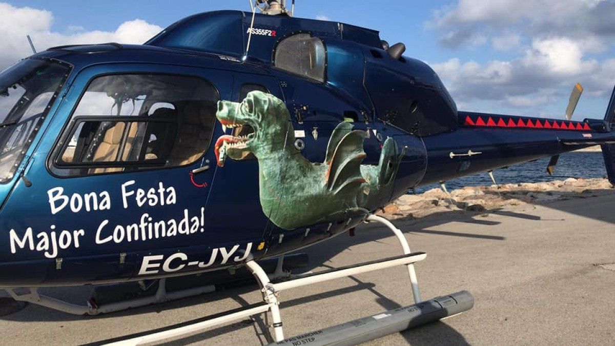 L'helicòpter que va substituir la Baixada del Drac.