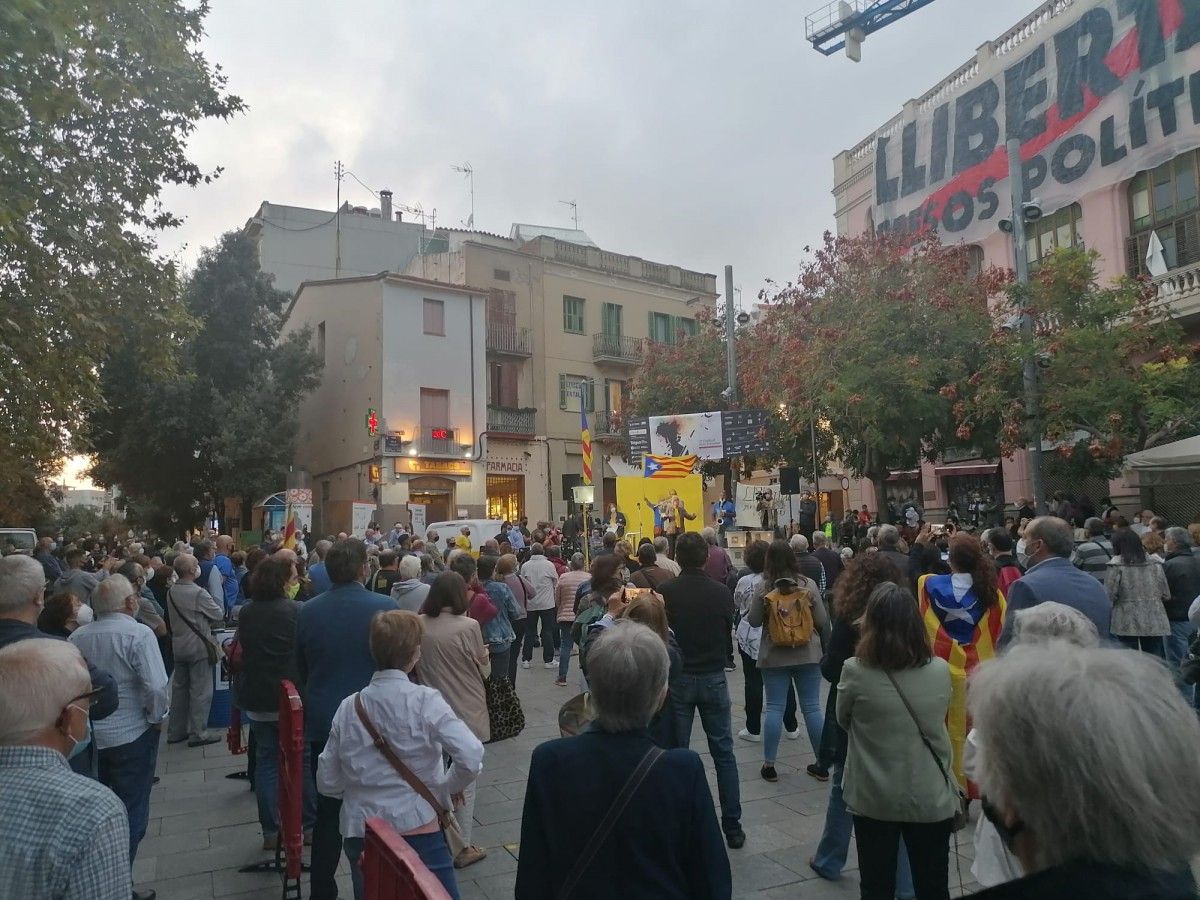 Acte unitari a Terrassa per la celebració dels tres anys de l'1 d'octubre. 