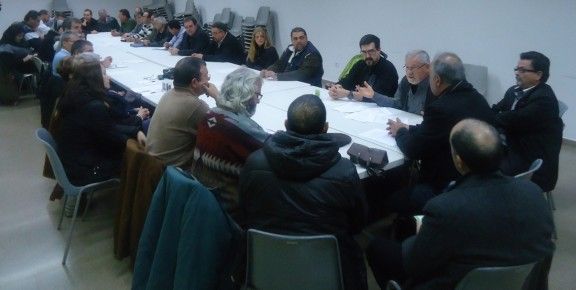 Les entitats s'han reunit al centre cívic Montserrat Roig